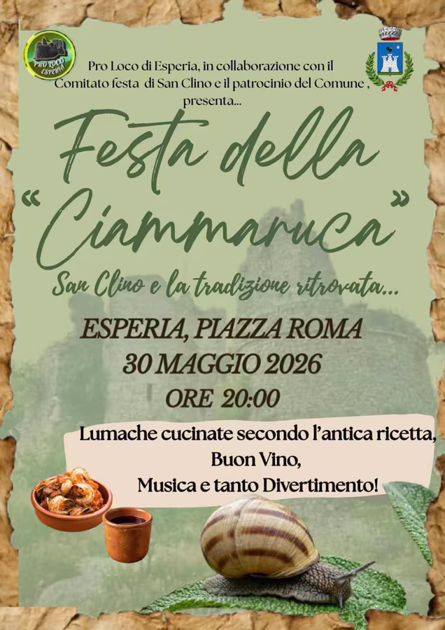 locandina Festa della Ciammaruca